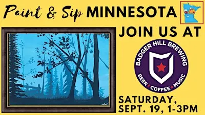 September 19 Paint & Sip at Badger Hill Brewing