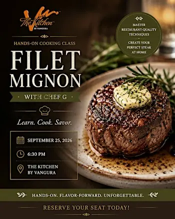Filet Mignon with Chef Greg Nemchick - Sold Out!