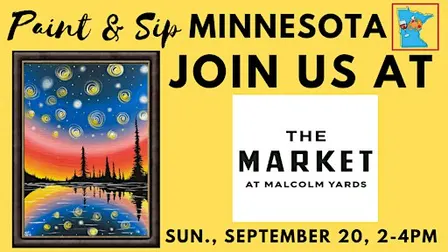 September 20 Paint & Sip at The Market at Malcolm Yards