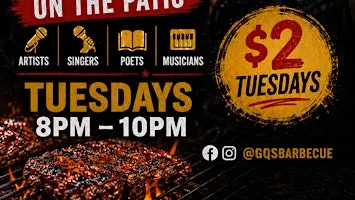 Live R&B Music on the Patio at GQ's Barbecue | Every Tuesday Night