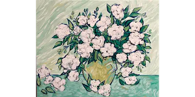 Roses ala Van Gogh - Paint and Sip in Sacramento | Classpop!™