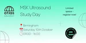 MSK Ultrasound Study Day