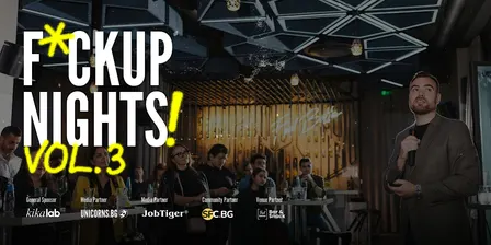 Fuckup Nights Sofia Vol.3 | Real Founder Failure Stories + Networking