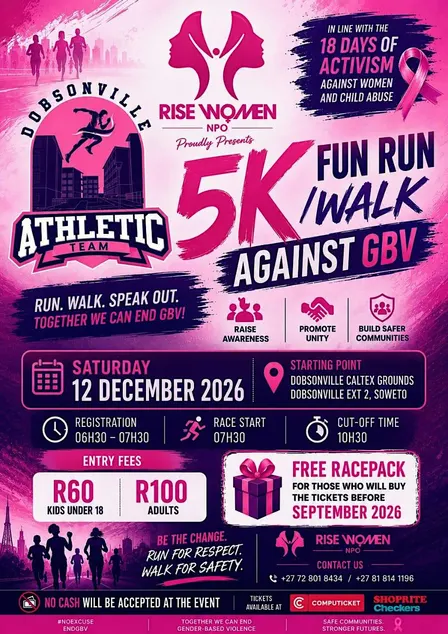 Dobsonville Fun Run/Walk Against Gender-Based Violence