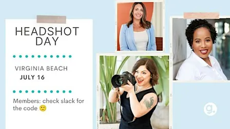 Virginia Beach  FREE Professional Headshot Day!