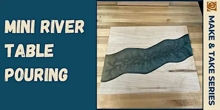Mini River Table Epoxy Pouring