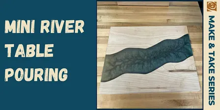 Mini River Table Epoxy Pouring