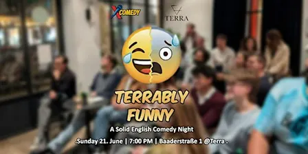 Terrably Funny! English Comedy Night @Terra