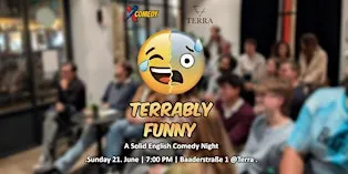 Terrably Funny! English Comedy Night @Terra