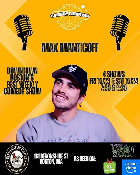 Comedy Night w/ Max Manticof @ Elephant & Castle