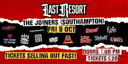 Last Resort - Nu Metal Tribute at The Joiners (Southampton)