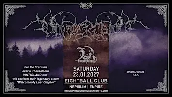 VINTERLAND LIVE IN THESSALONIKI FOR THE FIRST TIME!