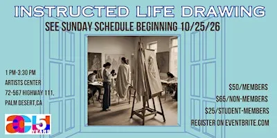 Instructed Life Drawing with Laurel Goddard Thomas