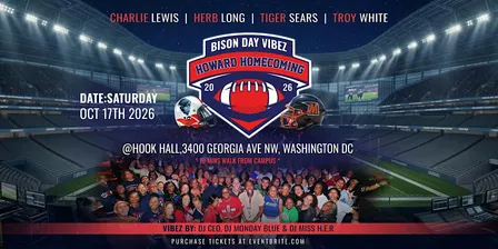 2026 Howard Homecoming Bison Day Vibez After-Game Party