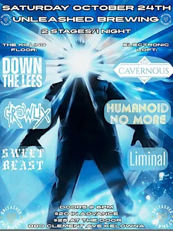 Down the Lees/The Cavernous/Grawlix/Humanoid no more/Sweetbeast/Liminal