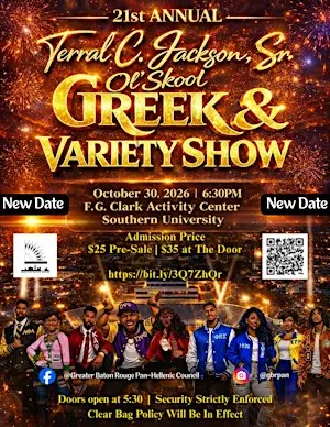The 21st Annual Terral C. Jackson Sr. Ol’ Skool Greek & Variety Show