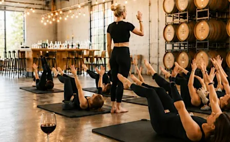 Pilates + Pinot