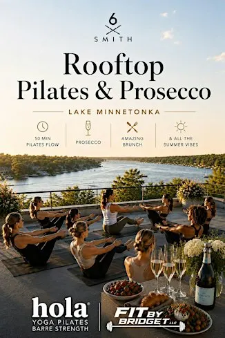 Rooftop Pilates & Prosecco September 26th