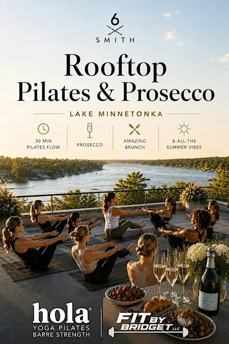 Rooftop Pilates & Prosecco September 26th