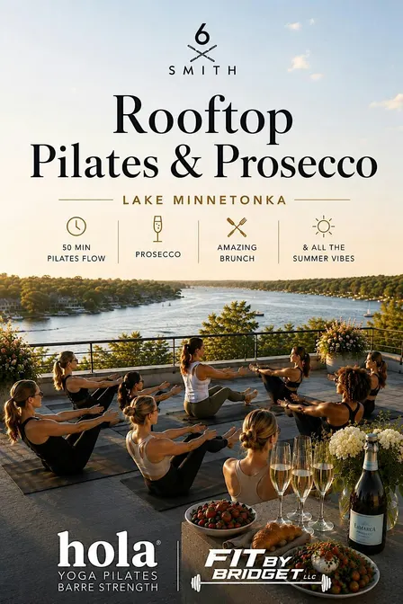 Rooftop Pilates & Prosecco September 26th