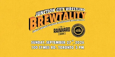 Junction City Wrestling  - September 27th, 2026  - Brewtality!
