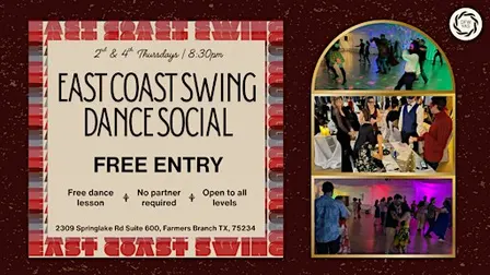 Free East Coast Swing Dance Social | Beginner Class Included