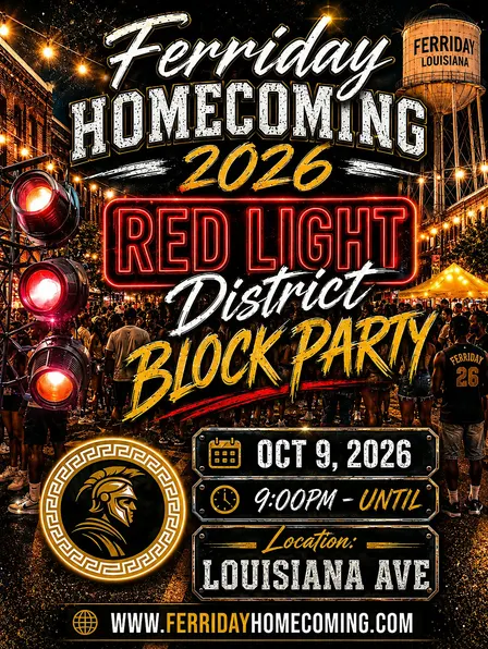 FERRIDAY RED LIGHT DISTRICT BLOCK PARTY