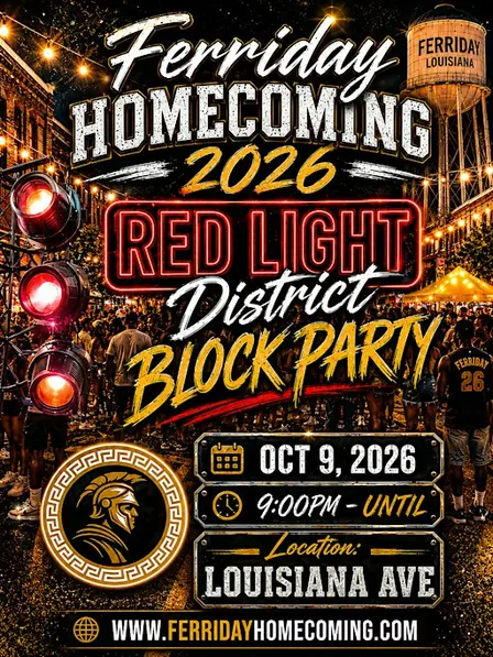 FERRIDAY RED LIGHT DISTRICT BLOCK PARTY