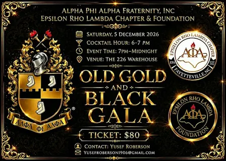 Alpha Phi Alpha, Epsilon Rho Lambda, Old Gold & Black Gala