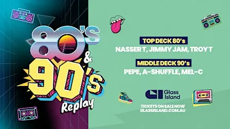 Glass Island - 80's & 90's REPLAY - Sat 9 Jan 2027