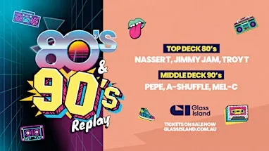 Glass Island - 80's & 90's REPLAY - Sat 13th Mar 2027