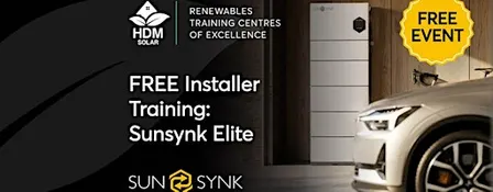 Sunsynk Product Training at HDM Solar Port Talbot