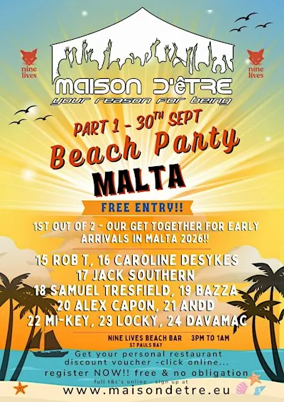 Maison D'etre Malta '26 - PART 1