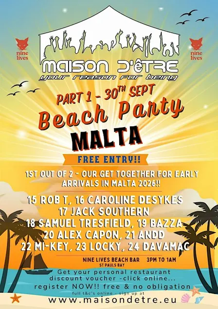 Maison D'etre Malta '26 - PART 1