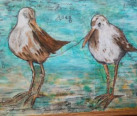 Wading Birds - A mixed Media Art Workshop