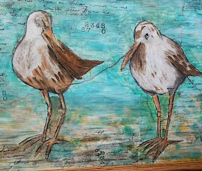 Wading Birds - A mixed Media Art Workshop
