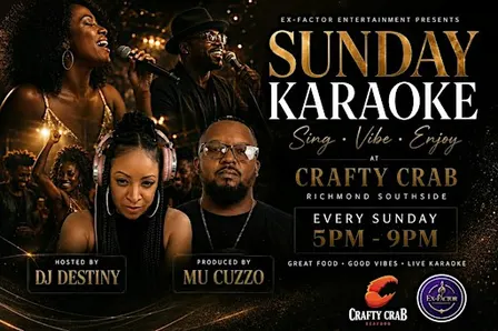 Sunday Karaoke at Crafty Crab Richmond Southside
