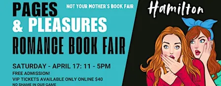 Romance Book Fair & Market - Free Entry in Hamilton Ontario!