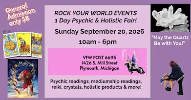 Psychic & Holistic 1 Day Fair in Plymouth!