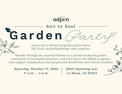 Adjoin Soil to Soul Garden Party Fundraising Event