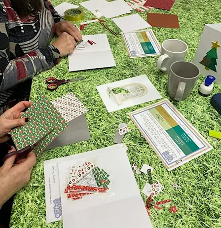 Iris paper folding - Christmas cards