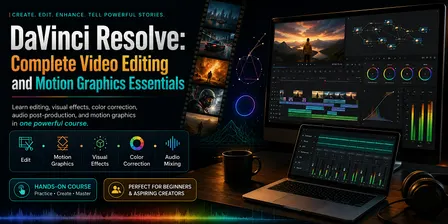DaVinci Resolve: Complete Video Editing and Motion Graphics Essentials