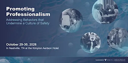 Promoting Professionalism - In Nashville, October 29-30, 2026