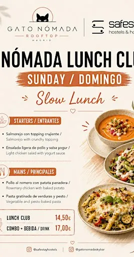 Slow Sunday Lunch · Nómada Lunch Club Madrid