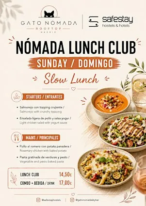Slow Sunday Lunch · Nómada Lunch Club Madrid