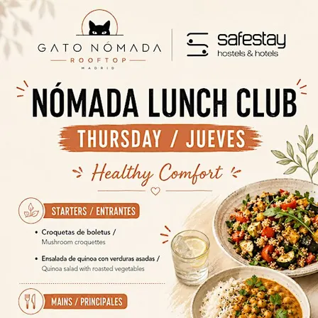 Healthy Comfort Thursday · Nómada Lunch Club Madrid