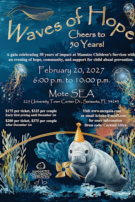 "Waves of Hope: Cheers to 50 Years" MCS Gala