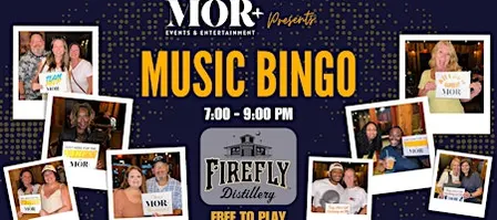 MOR+ Music Bingo @ Firefly Distillery