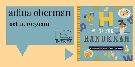 STORY HOUR! Adina Oberman: H is for Hanukkah