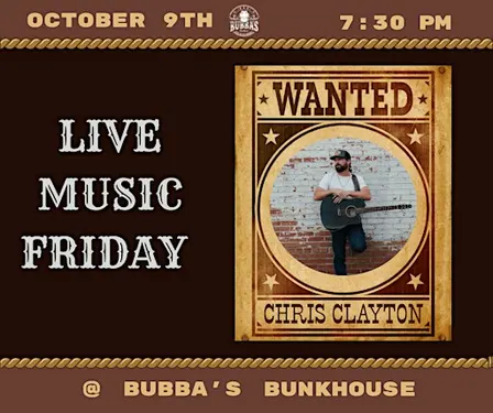 Christopher Clayton | Live @ Bubba’s